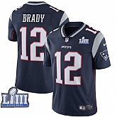 Nike Patriots 12 Tom Brady Navy 2019 Super Bowl LIII Vapor Untouchable Limited Jersey(1),baseball caps,new era cap wholesale,wholesale hats